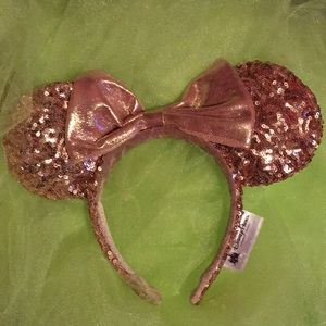 Rose gold Disney Minnie ears